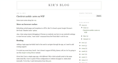 Desktop Screenshot of kirblog.idetalk.com