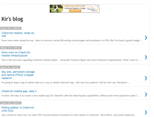 Tablet Screenshot of kirblog.idetalk.com